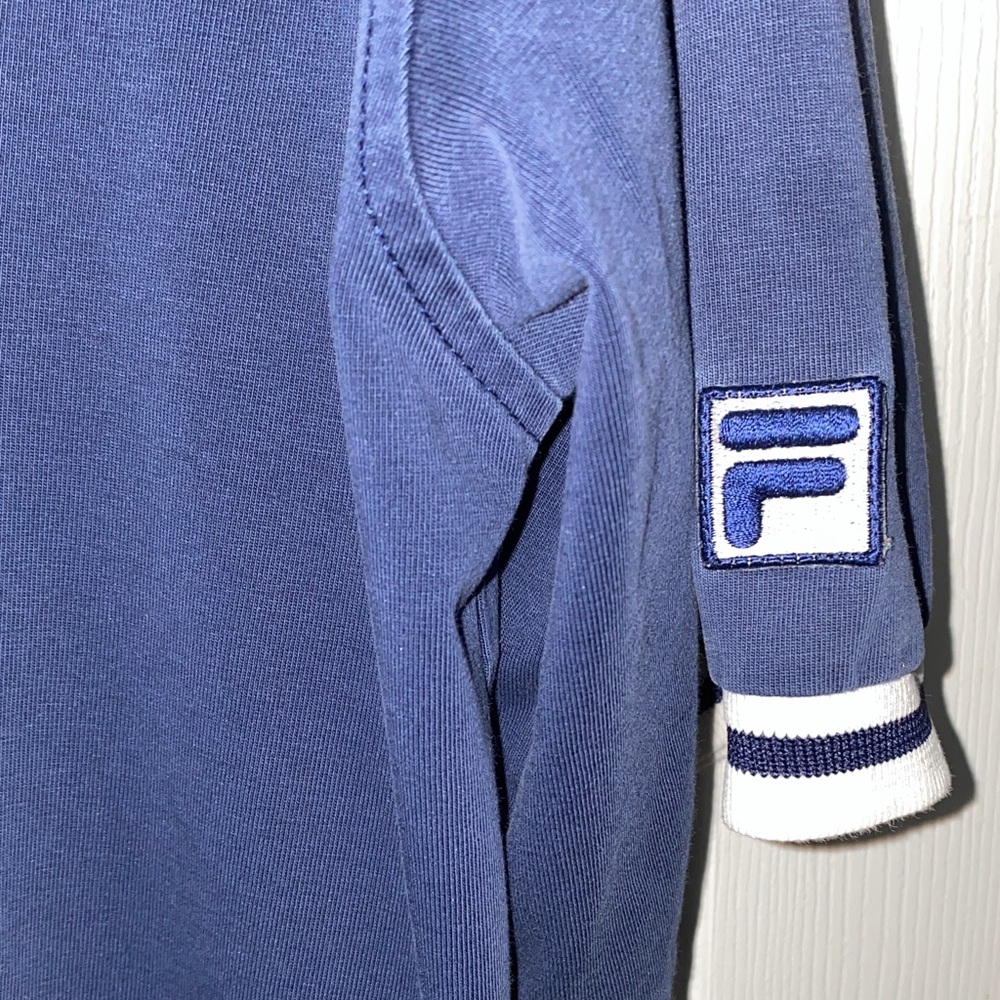 Fila Men's Polo Shirt in Navy and White - Picture 5 of 10